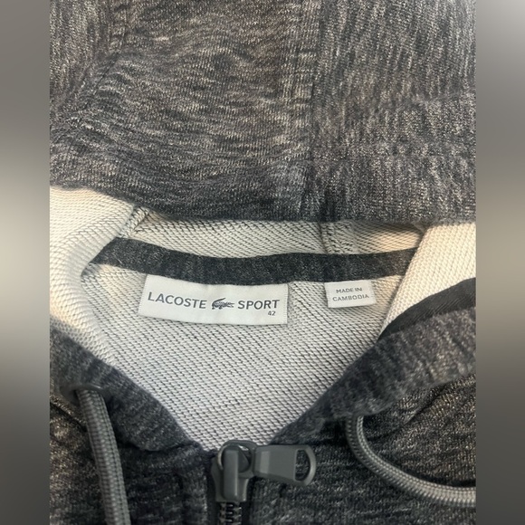 ✨HOST PICK ✨ Women’s Lacoste Sport Full Zip Fleece Hoodie Sweatshirt - Picture 4 of 10